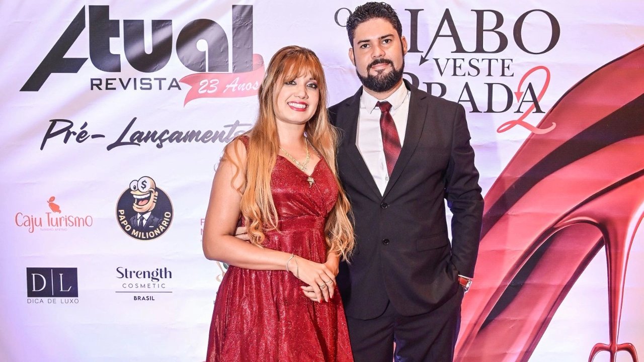 Glecia Alves de Oliveira e Patrick Santos