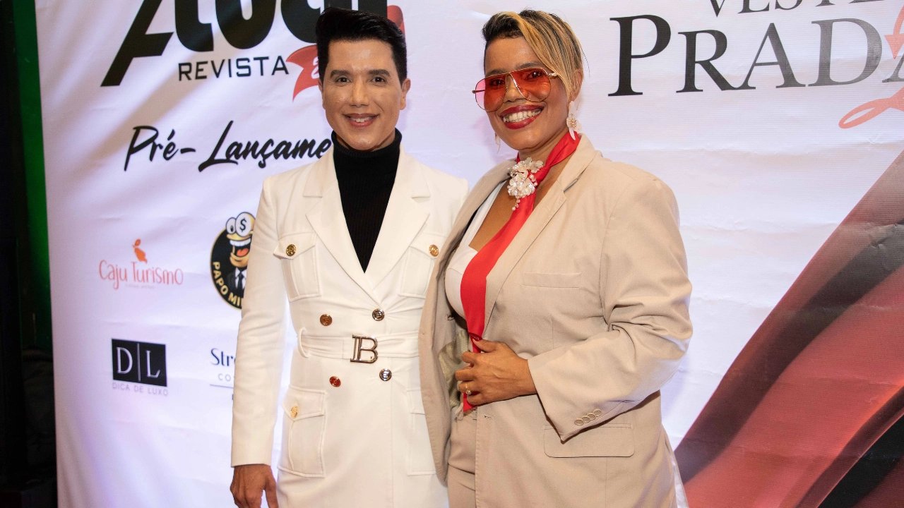 Karina Santos no evento da Revista Atual