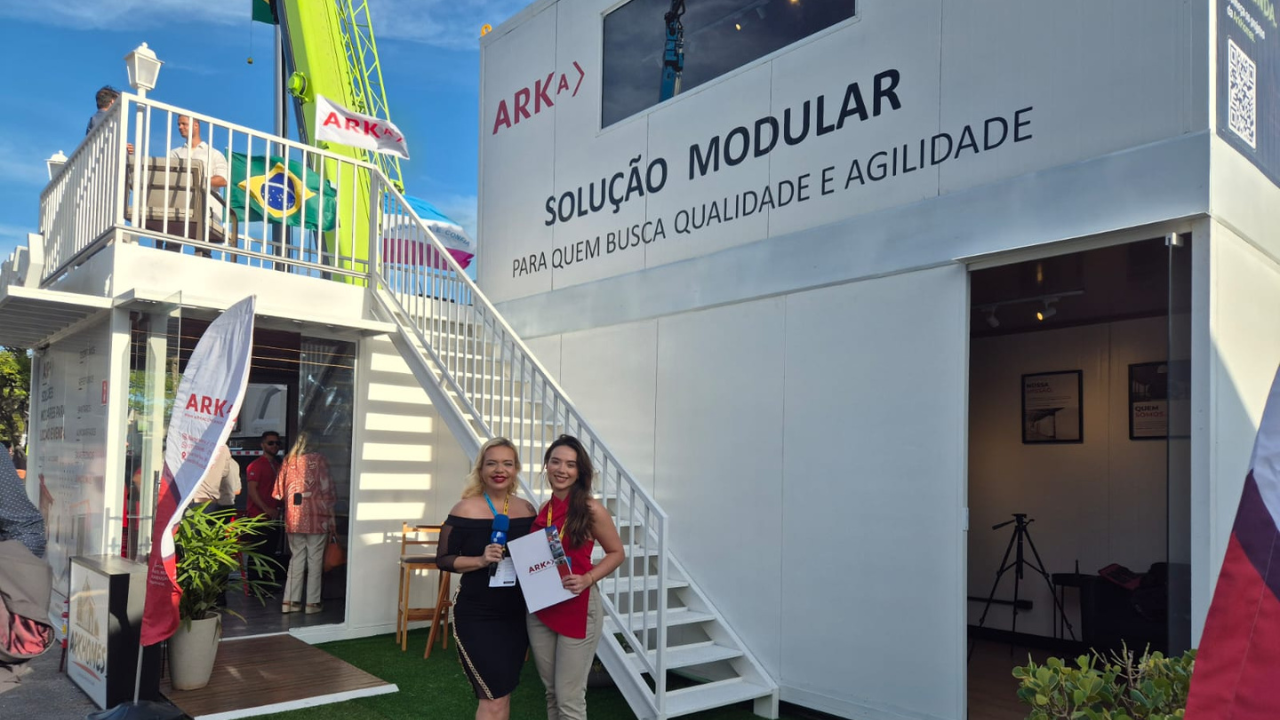 Estruturas da Arka Container na MEC Show