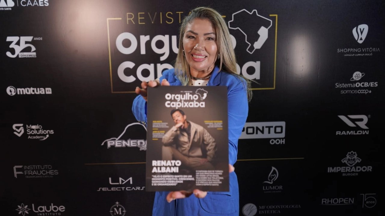 Chef Aline de Castro prestigia lançamento da Revista Orgulho Capixaba